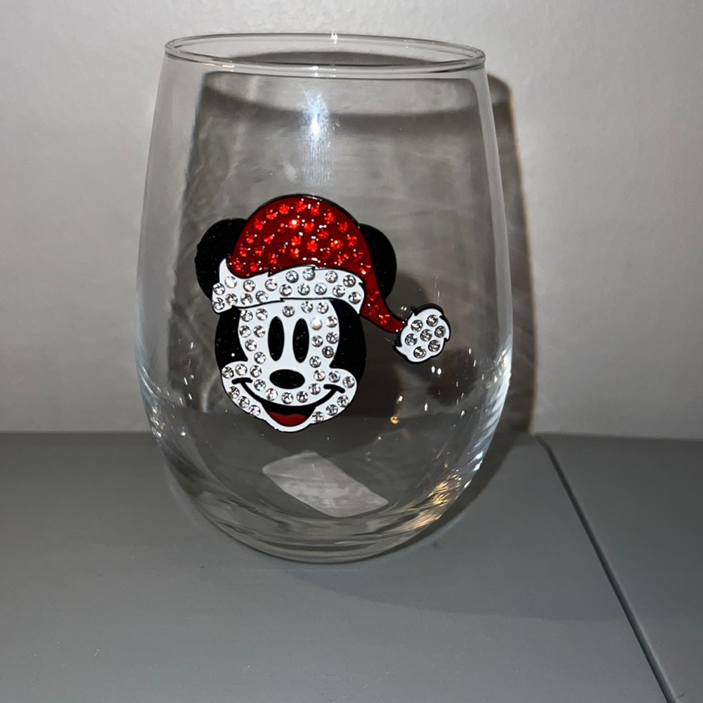 DISNEY MICKEY MOUSE WINE GLASS